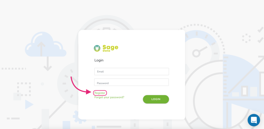 Register on SageData